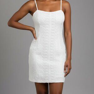 Lilly Pulitzer Resort Wear Bridal Wedding Cruise Graduation White Mini Dress